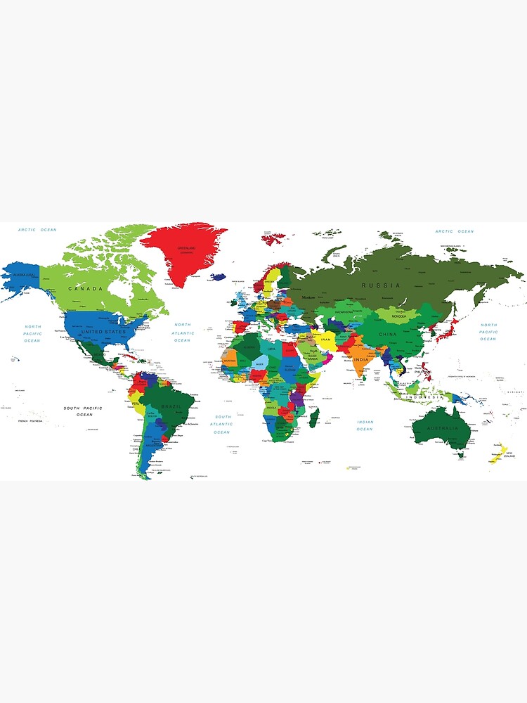 "World Map" Poster for Sale by abbazabba Redbubble