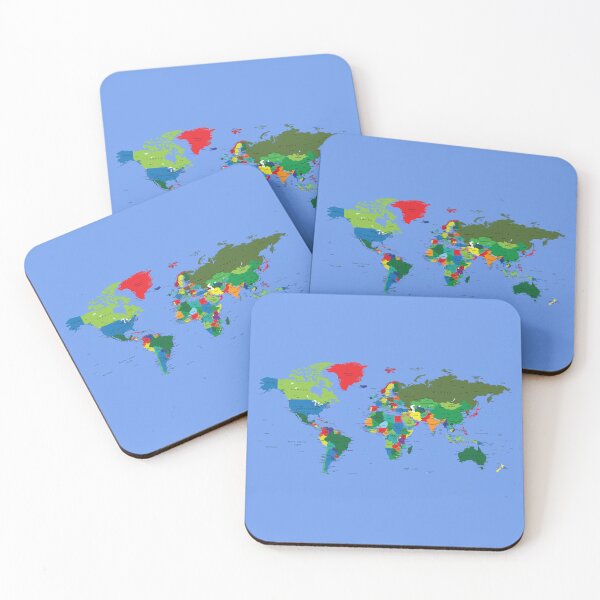 Item preview, World Map designed and sold by abbazabba.