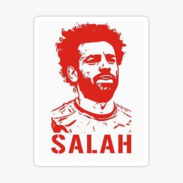 Mohamed Salah Kit Sticker for Sale by designsheaven