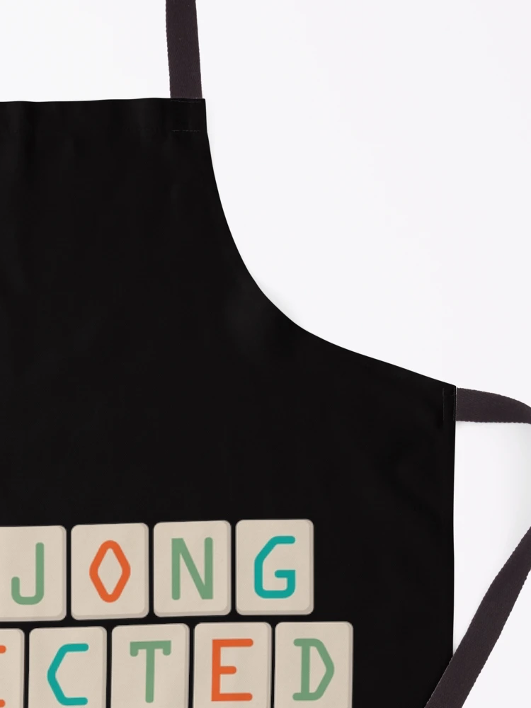Thumbnail 3 of 6, Apron, Mahjong Addicted designed and sold by Raju-Creative.