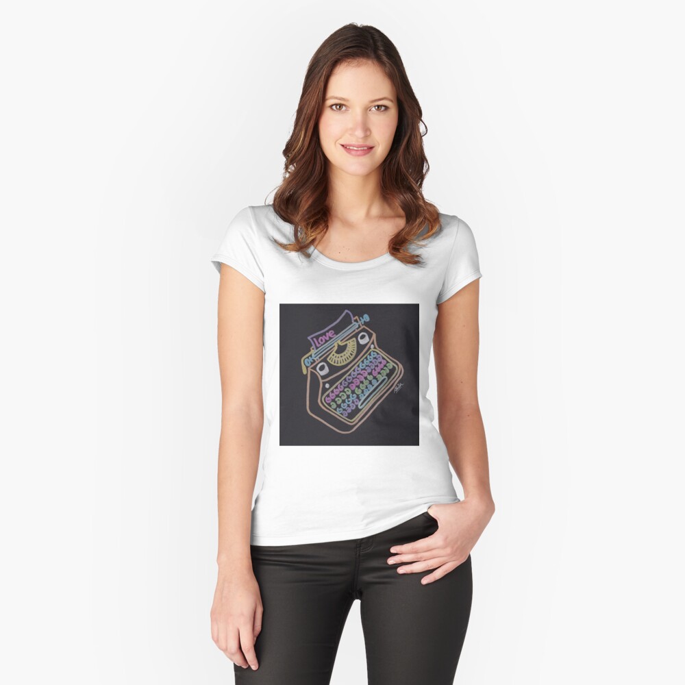 Item preview, Fitted Scoop T-Shirt designed and sold by Shilissimo.
