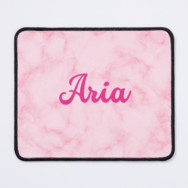 Item preview, Pink Marble Aria Name Design designed and sold by debmund.