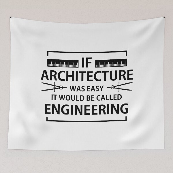 Item preview, If Architecture Was Easy Funny Architect designed and sold by levintere.