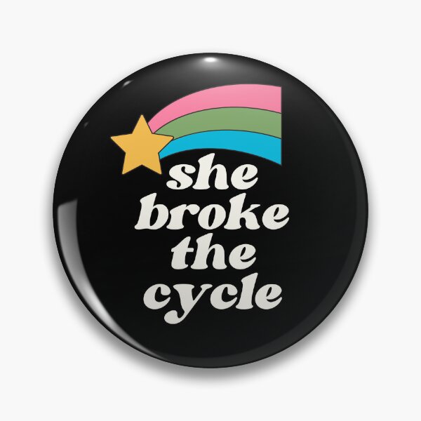 Item preview, She Broke The Cycle (In Black) designed and sold by TrippyHistory.