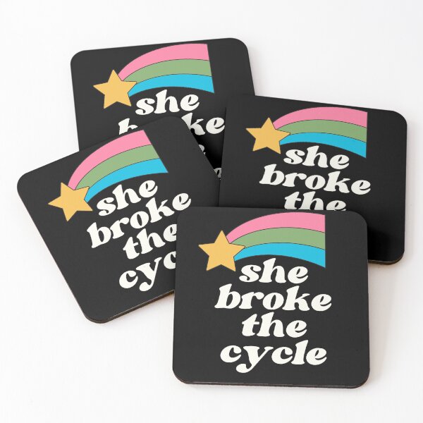 Item preview, She Broke The Cycle (In Black) designed and sold by TrippyHistory.