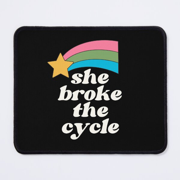 Item preview, She Broke The Cycle (In Black) designed and sold by TrippyHistory.