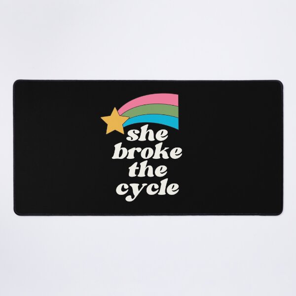 Item preview, She Broke The Cycle (In Black) designed and sold by TrippyHistory.