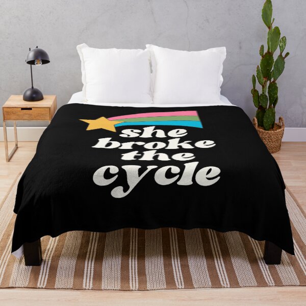 Item preview, She Broke The Cycle (In Black) designed and sold by TrippyHistory.