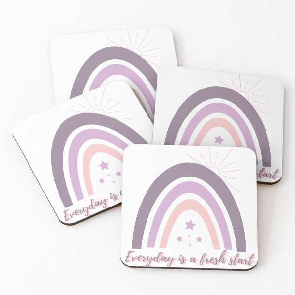Item preview, Everyday is a Fresh Start Purple Rainbow designed and sold by mnkygirl13.