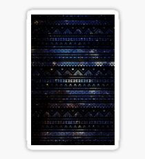 Pegatina Aztec Black Galaxy Blue