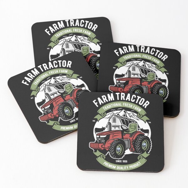 Item preview, Retro Farm Tractor Traditional Fresh Farm 1995 designed and sold by Deon Kunze.