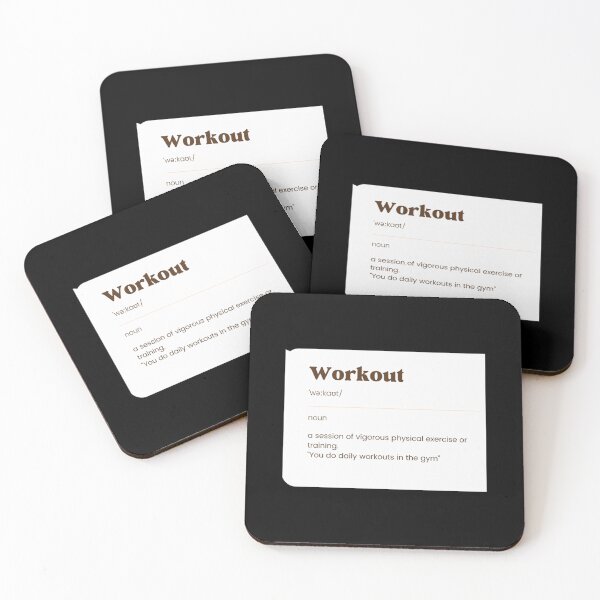 Item preview, Workout definition Gym motivational designed and sold by PhamUyenPCC.