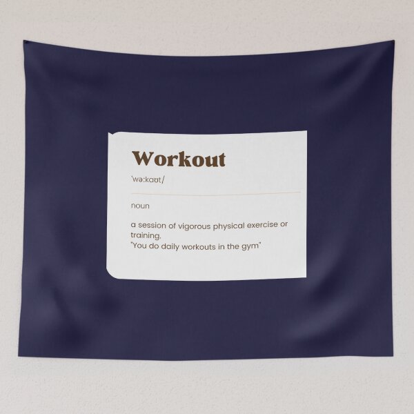 Item preview, Workout definition Gym motivational designed and sold by PhamUyenPCC.
