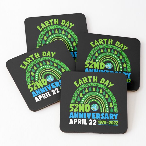 Item preview, 2022 Rainbow Trendy 52nd Anniversary Kid Men Women Earth Day T-Shirt designed and sold by jadynbennionv.