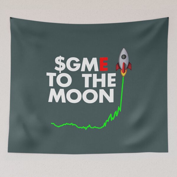 Item preview, GameStop Stock GME to the moon designed and sold by DatDemSA.
