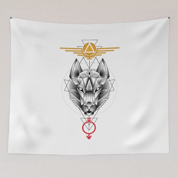 Item preview, Geometric Howler Color designed and sold by DatDemSA.