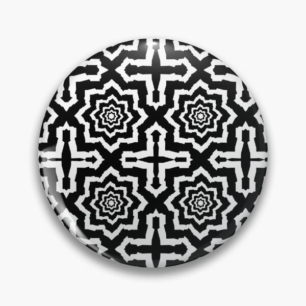 Item preview, Black and White Stars and Crosses Pattern designed and sold by Meo Design.