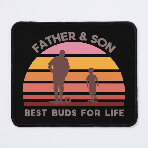 Item preview, FATHER & SON BEST BUDS FOR LIFE designed and sold by Wooden-rack.