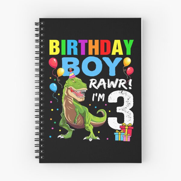 Item preview, Rawr Im 3 Birthday Boy Kids 3 Year Old 3rd Birthday Boy T Rex Dinosaur designed and sold by HugheDemeyer.