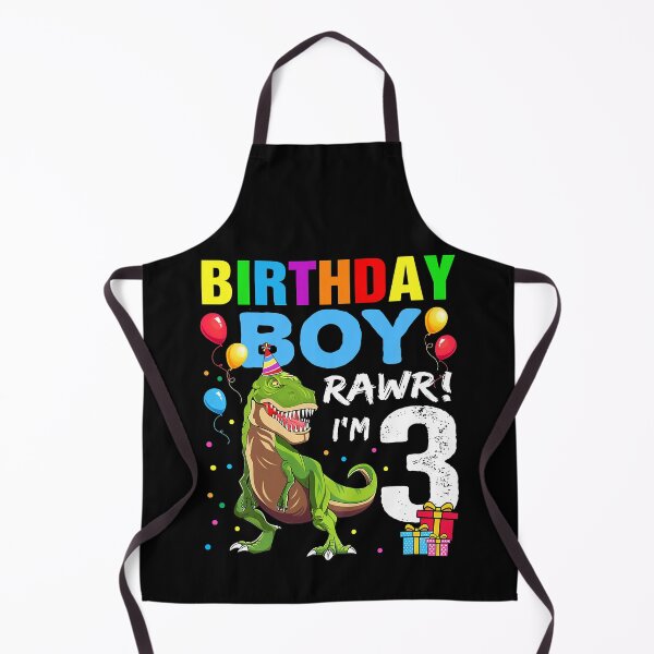 Item preview, Rawr Im 3 Birthday Boy Kids 3 Year Old 3rd Birthday Boy T Rex Dinosaur designed and sold by HugheDemeyer.