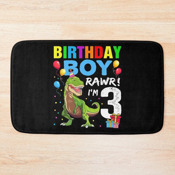 Item preview, Rawr Im 3 Birthday Boy Kids 3 Year Old 3rd Birthday Boy T Rex Dinosaur designed and sold by HugheDemeyer.