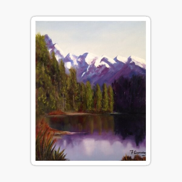 Lake Motutapu Sticker