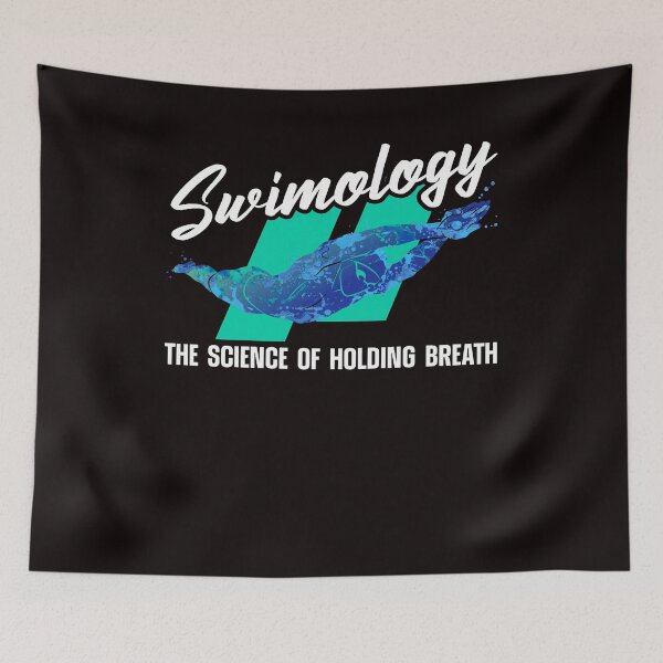 Item preview, Funny Swimology Science Holding Breath Swimming Swimmer Swim designed and sold by TomGiantDesigns.