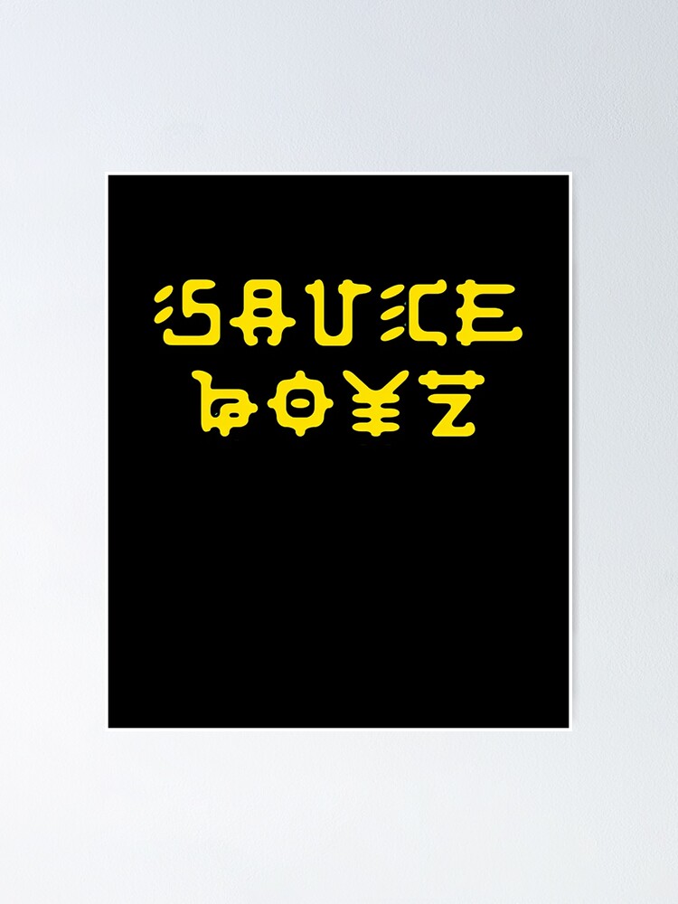 "Eladio Carrion Merch Eladio Carrion Sauce Boyz Logo" Poster for Sale