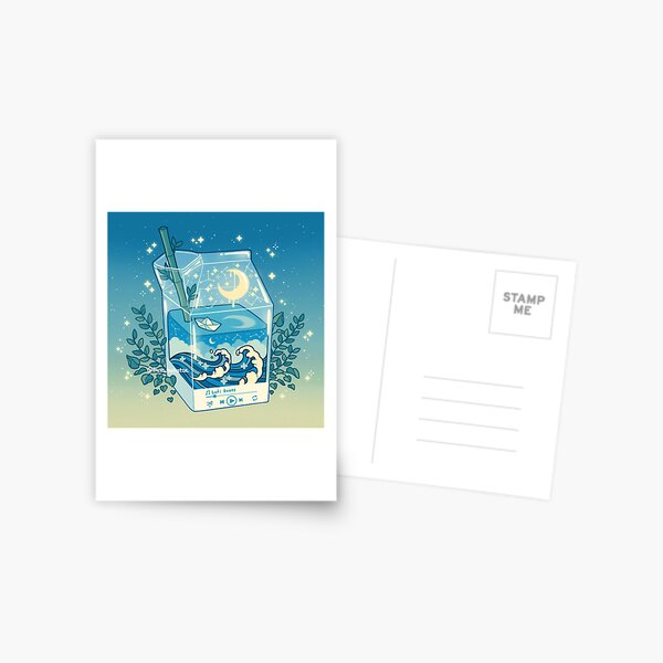 Lofi Milk Postcard