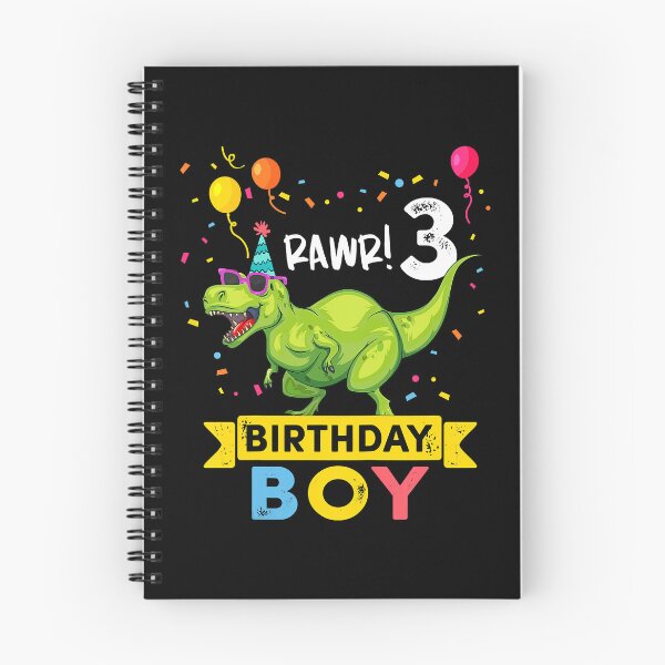 Item preview, Rawr Im 3 Birthday Boy Kids 3 Year Old 3rd Birthday Boy T Rex Dinosaur designed and sold by HugheDemeyer.