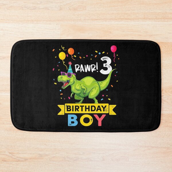 Item preview, Rawr Im 3 Birthday Boy Kids 3 Year Old 3rd Birthday Boy T Rex Dinosaur designed and sold by HugheDemeyer.
