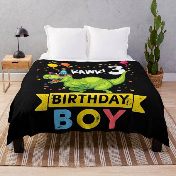 Item preview, Rawr Im 3 Birthday Boy Kids 3 Year Old 3rd Birthday Boy T Rex Dinosaur designed and sold by HugheDemeyer.