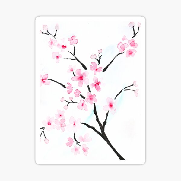 Sakura branch Sticker