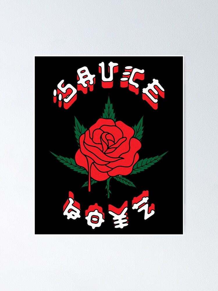Póster «Eladio Carrion Camisa Eladio Carrion Sauce Boyz Rose» de
