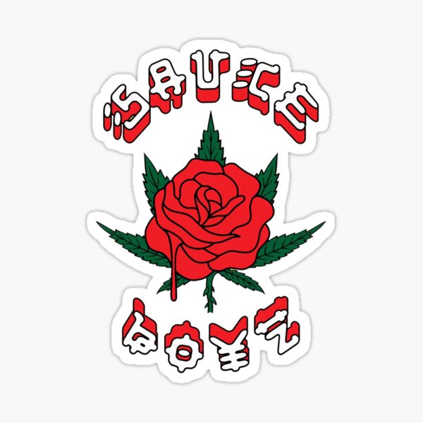 Pegatina «Eladio Carrion Camisa Eladio Carrion Sauce Boyz Rose» de