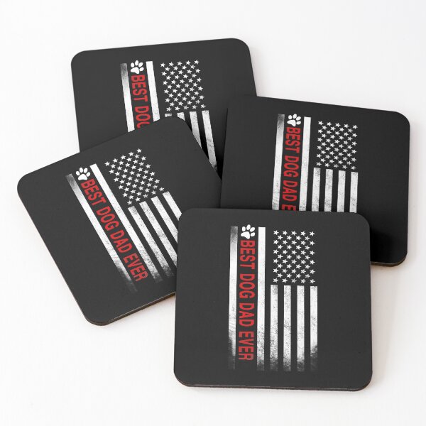 Item preview, Best Dog Dad Ever American Flag Gift For Best Father designed and sold by BernardMurray.