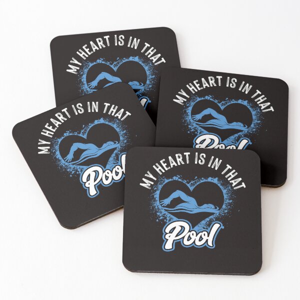 Item preview, My Heart Is In Swimming Pool Swimmer Swim Coach Water Sports designed and sold by TomGiantDesigns.