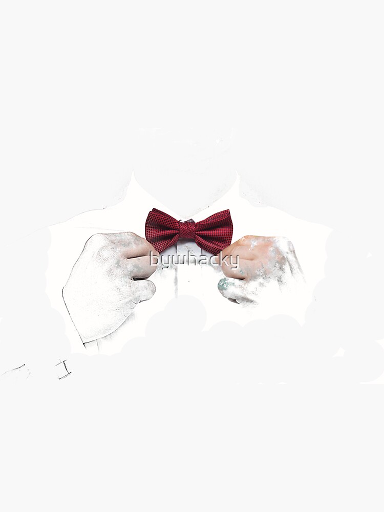 Thumbnail 3 of 3, Sticker, Red Bow Tie  designed and sold by bywhacky.