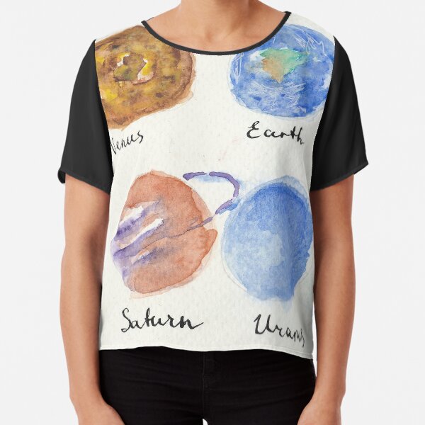 Planets Chiffon Top