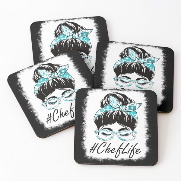 Item preview, Womens Chef Messy Bun Bleached Appreciation World Health Day designed and sold by fostebris.