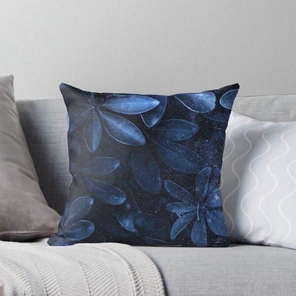 Item preview, Fondo azul estampado de plantas frondosas designed and sold by Max-Branding.