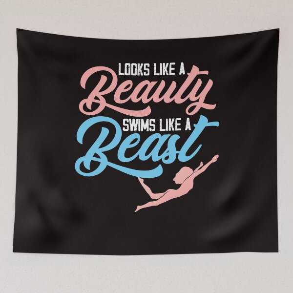 Item preview, Swim Like Beast Swimmer Swimming Pool Swim Instructor Coach designed and sold by TomGiantDesigns.