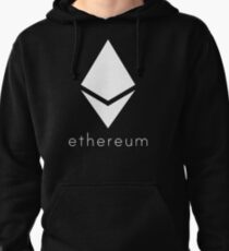 Ethereum Pure White Diamond Pullover Hoodie
