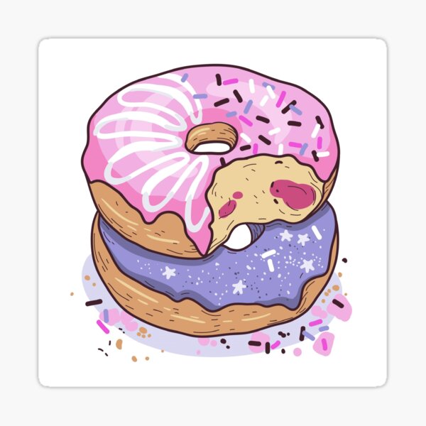 Donuts Sticker