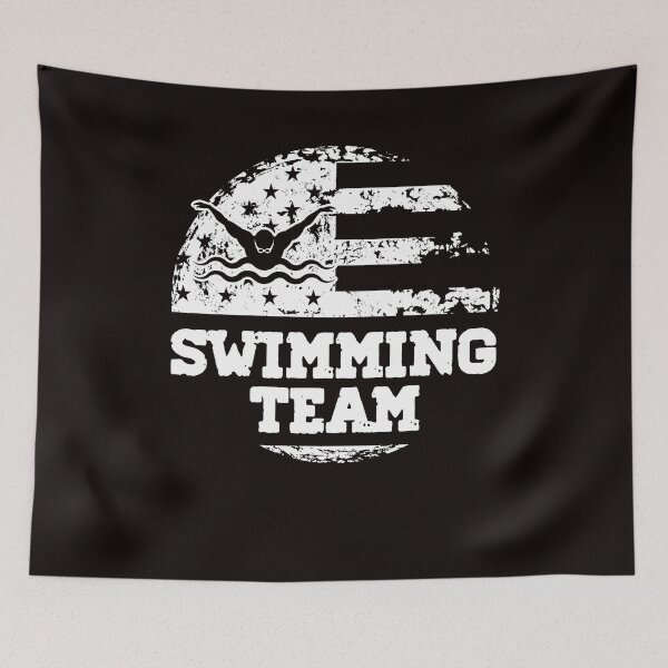 Item preview, Swimming Team American US Flag Swimmer Swim Athlete Coach designed and sold by TomGiantDesigns.