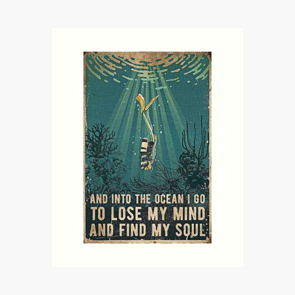Item preview, Scuba Diving Lose My Mind And Find My Soul designed and sold by TaryGambit95.