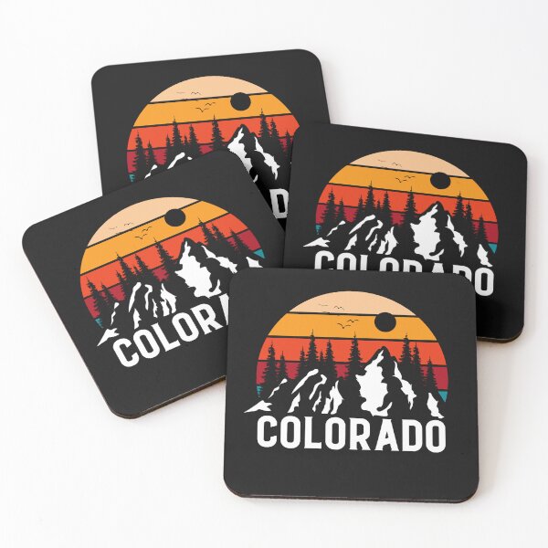 Item preview, Colorado Retro Sunset Mountains Design designed and sold by zenbition.