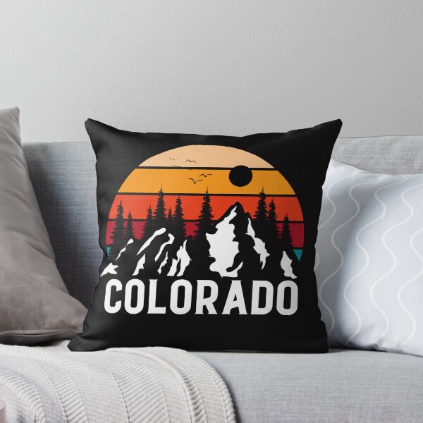 Item preview, Colorado Retro Sunset Mountains Design designed and sold by zenbition.
