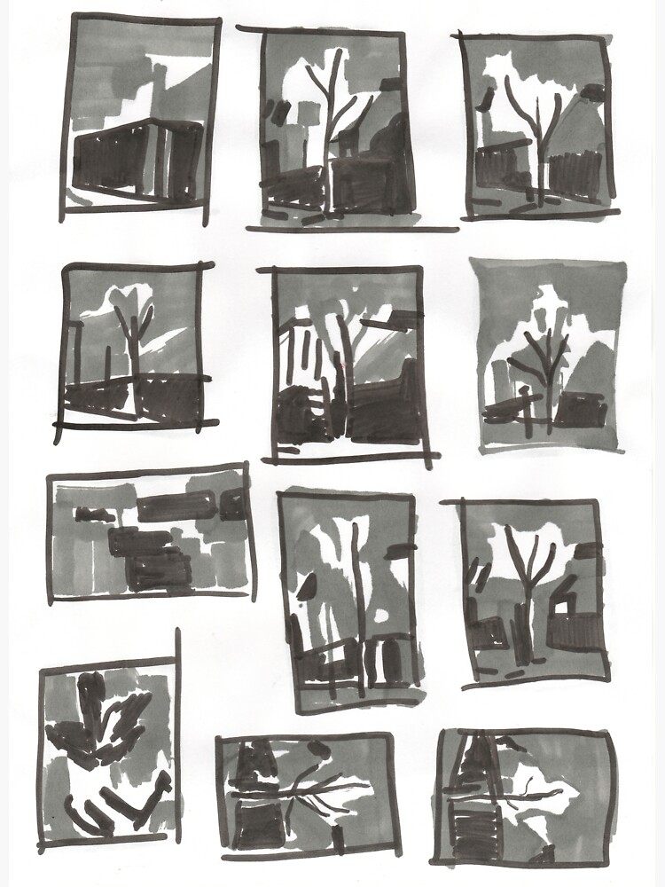 Study of a cherry tree by yanak