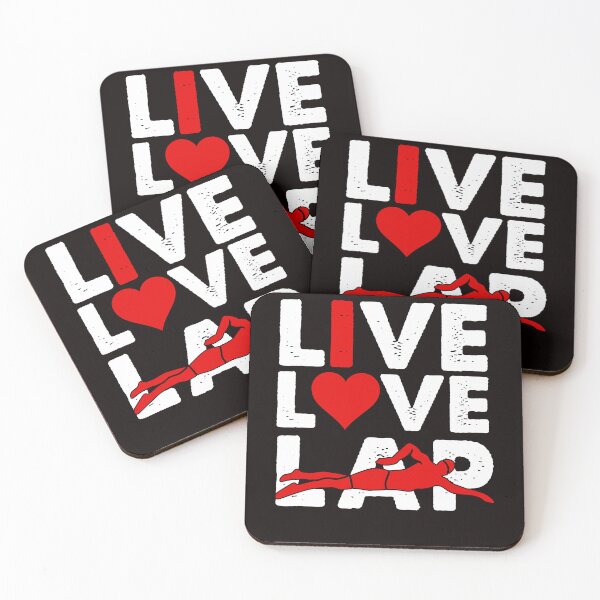 Item preview, Live Swimming Pool Lap Love Swim Swimmer Water Sports Coach designed and sold by TomGiantDesigns.